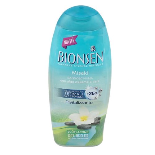 Bionsen Misaki revitalizáló tusfürdő hínárral, magnóliával és aktív ásványokkal 650 ml