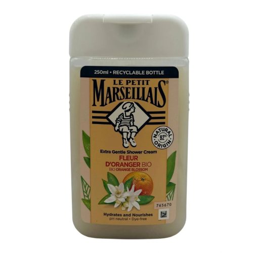 Le Petit Marseillais krémtusfürdő 250 ml Organikus narancsvirág