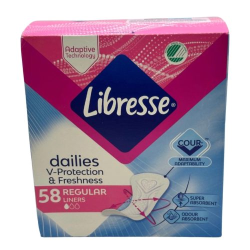 Libresse tisztasági betét 58 db Dailies Fresh Normal