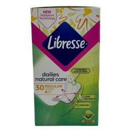   Libresse tisztasági betét 30 db Natural Care Normal aloe vera és kamilla