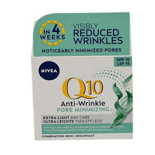 NIVEA Q10 POWER nappali arckrém 50 ml pórusfinomító ránctalanító