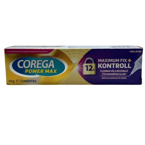 Corega Max Kontroll műfogsorrögzítő krém 40 g