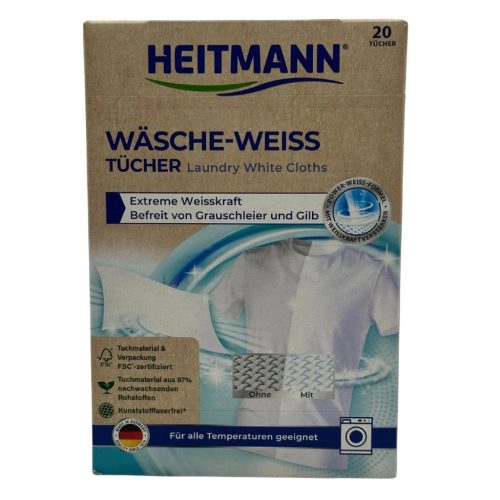HEITMANN fehérítő kendő 20 db