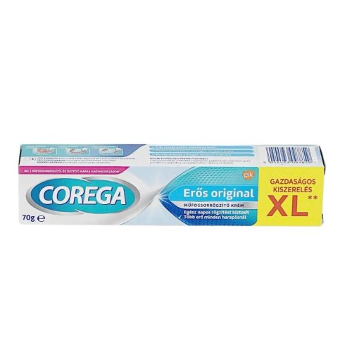 Corega Erős Original műfogsorrögzítő krém 70 g