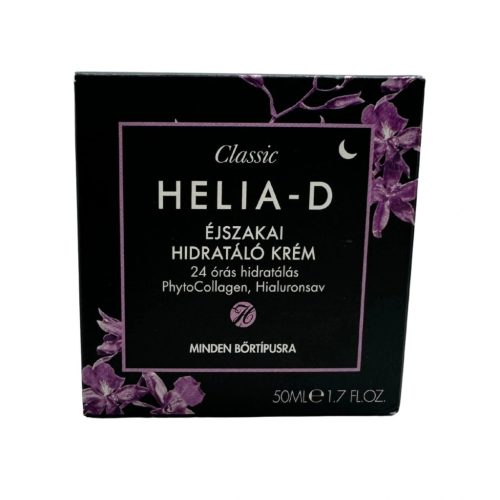 Helia-D classic éjszakai hidratáló krém 50 ml vegán