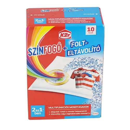 K2r Színfogó + folt eltávolító 10 tasak