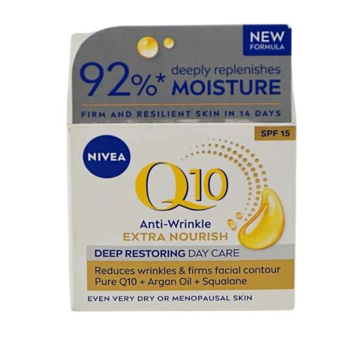 NIVEA Q10 POWER nappali arckrém 50 ml tápláló ránctalanító