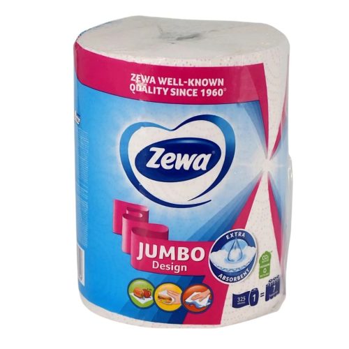Zewa papírtörlő 2 réteg, 1 tekercs, 325 lap, Design Jumbo