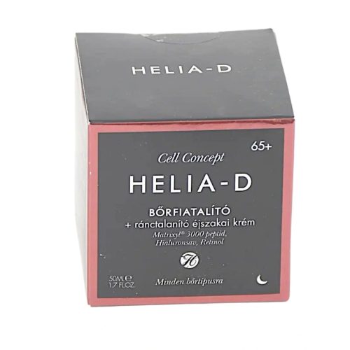 Helia-D cell concept 50ml bőrfiatalító, ránctalanító krém 65+ éjszakai